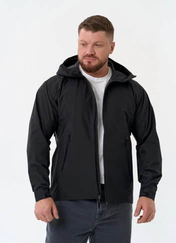 Мужская ветровка черного цвета фото