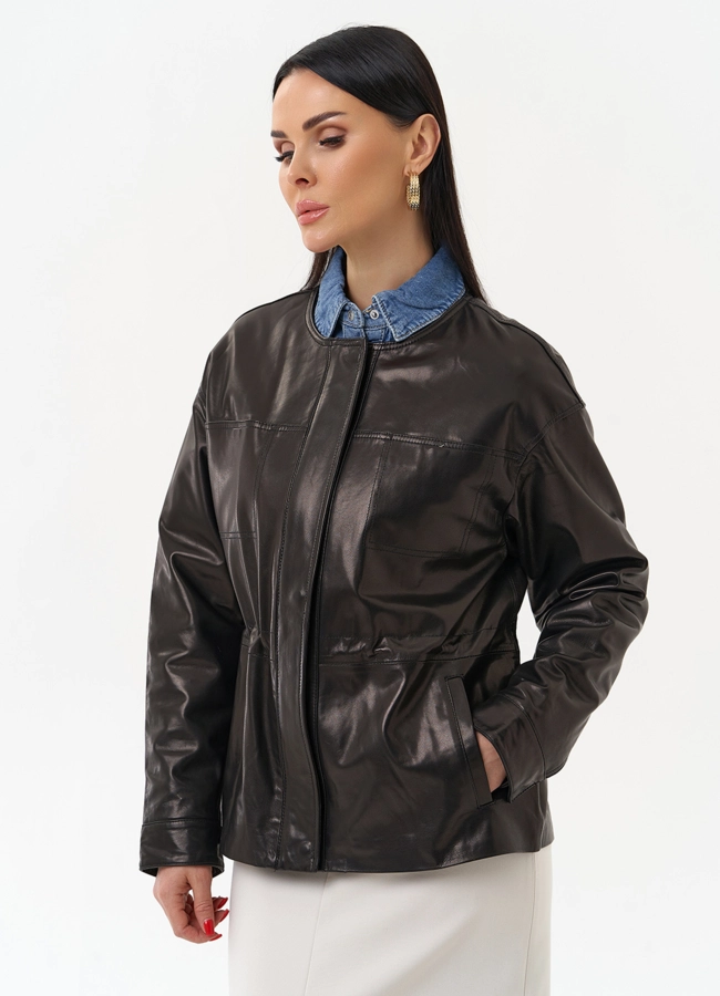 Куртка женская из натуральной кожи модель № 30095 универмаг малина фото