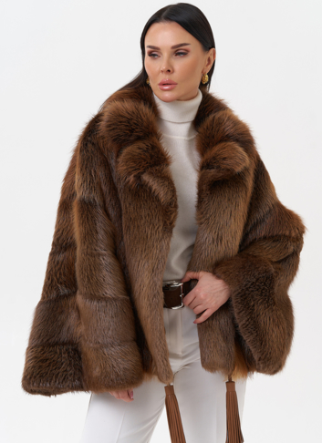 Болеро из меха бобра