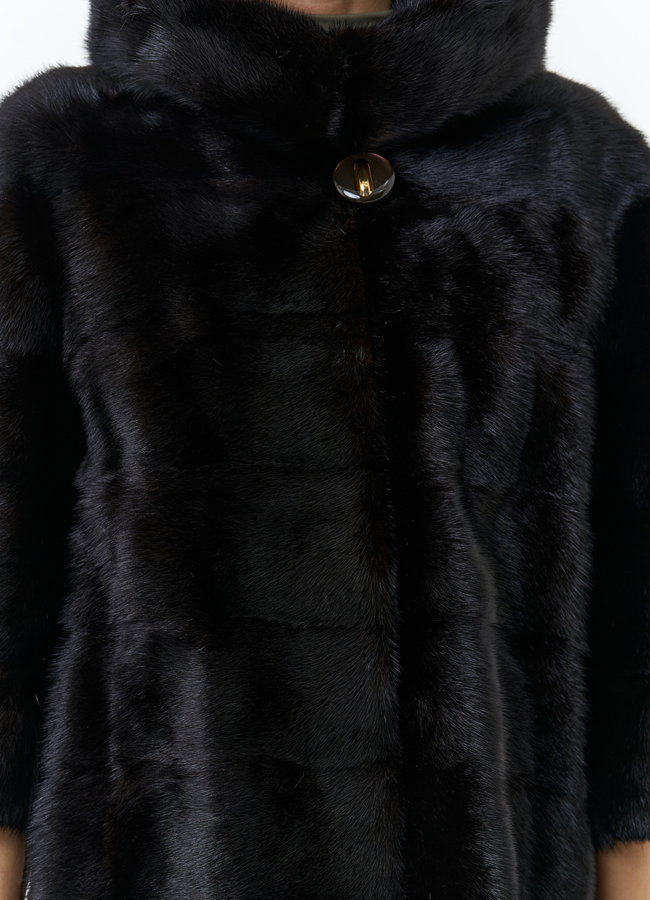 Шуба из норки модель № 29537 универмаг малина