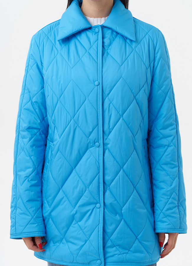 Женская утепленная куртка рубашка модель № 30017 универмаг малина