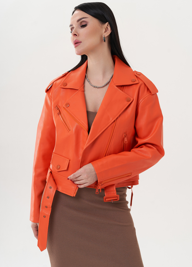 Укороченная куртка с английским воротником модель № 26797 универмаг малина