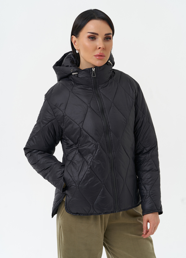 Женская стеганая куртка модель № 28282 универмаг малина